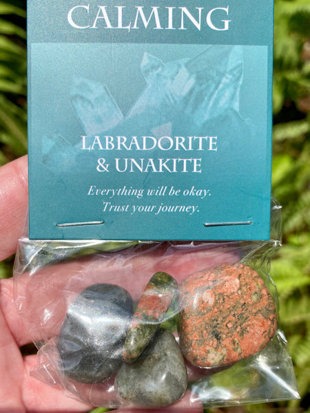 Calming MiniKit Crystal Set - Morganna’s Treasures 