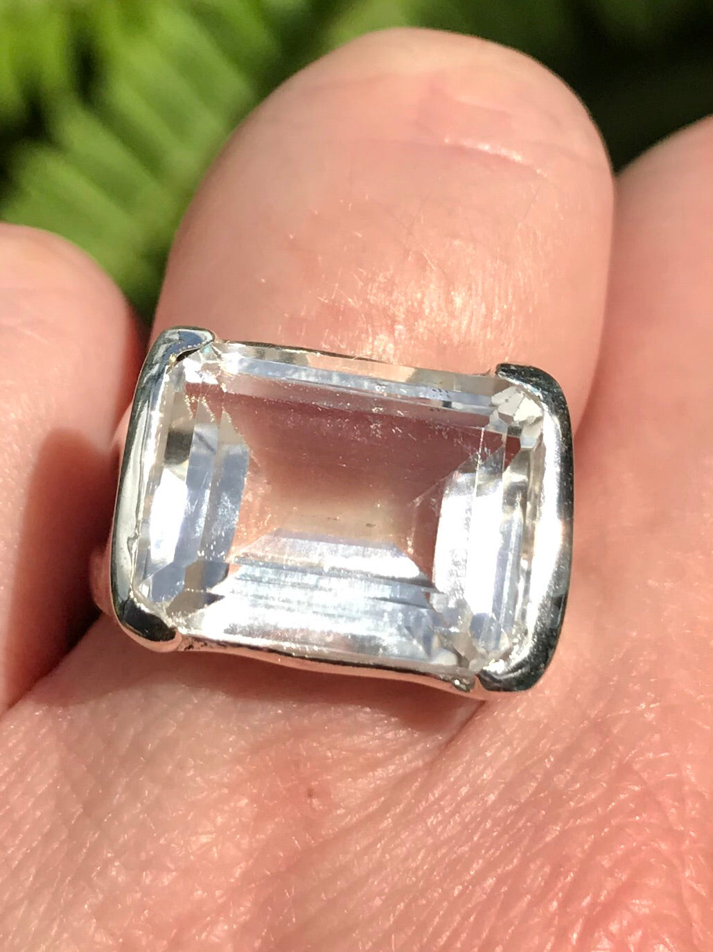 Clear Quartz Ring Size 6.25 - Morganna’s Treasures 