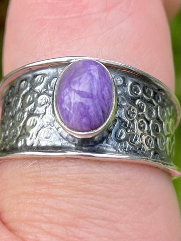 Charoite Ring Size 9 - Morganna’s Treasures 