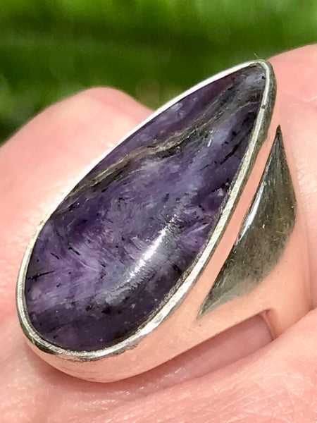 Charoite Cocktail Ring Size 7.5 - Morganna’s Treasures 