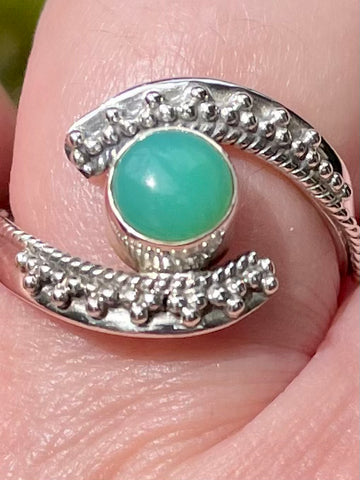 Chrysoprase Ring Size 7.5 - Morganna’s Treasures 