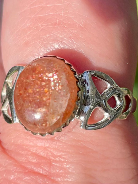 Celtic Sunstone Ring Size 9 - Morganna’s Treasures 