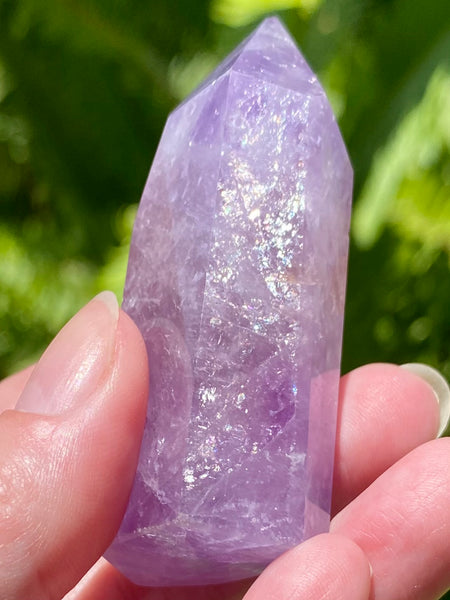 Purple Amethyst Crystal Healing Wand - Morganna’s Treasures 