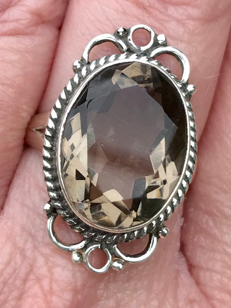 Smoky Quartz Ring Size 8 - Morganna’s Treasures 