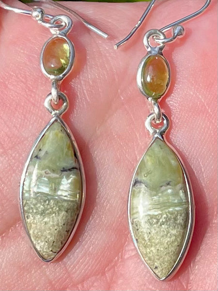 Imperial Opal and Peridot Earrings - Morganna’s Treasures 