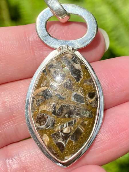 Copper Turritella Agate Pendant - Morganna’s Treasures 