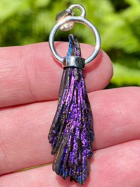 Rainbow Aura Kyanite Pendant - Morganna’s Treasures 