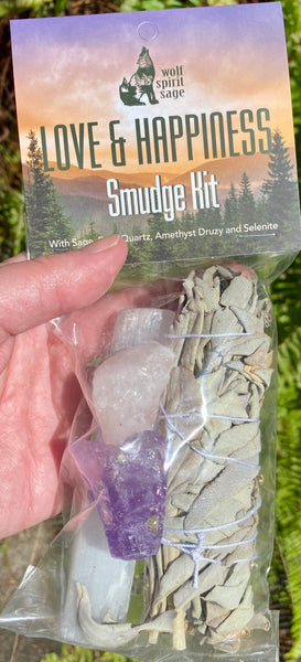Love and Happiness Smudging Kit - Morganna’s Treasures 
