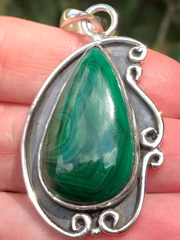 Malachite Pendant - Morganna’s Treasures 