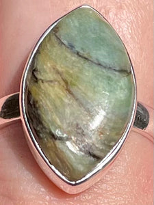 Green Kyanite in Graphite Ring Size 8 - Morganna’s Treasures 