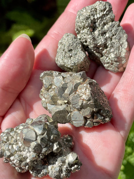 Pyrite Cluster Stones - Morganna’s Treasures 
