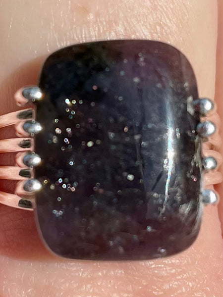 Sunstone in Iolite Ring Size 8 - Morganna’s Treasures 