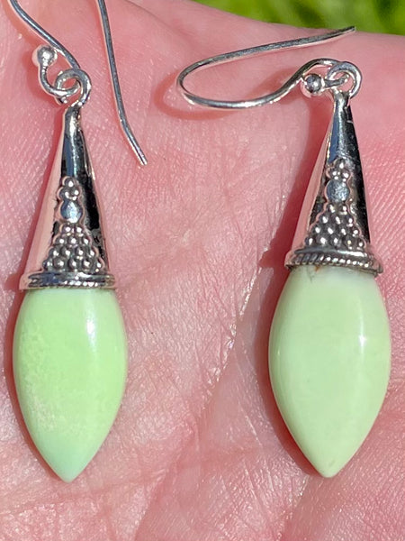 Citron Chrysoprase Earrings - Morganna’s Treasures 