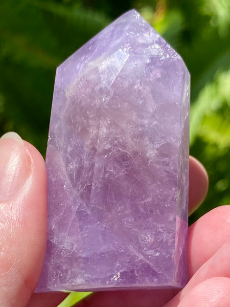 Purple Amethyst Crystal Healing Wand - Morganna’s Treasures 