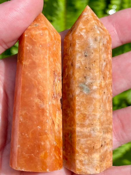 Orange Calcite Healing Wand - Morganna’s Treasures 