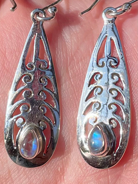 Rainbow Moonstone Earrings - Morganna’s Treasures 
