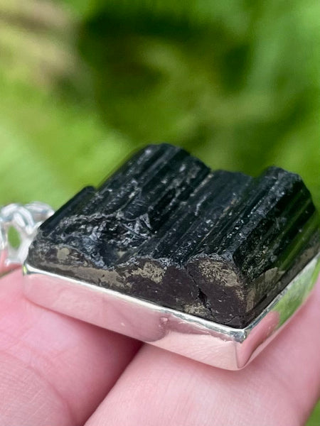 Rough Black Tourmaline Pendant - Morganna’s Treasures 