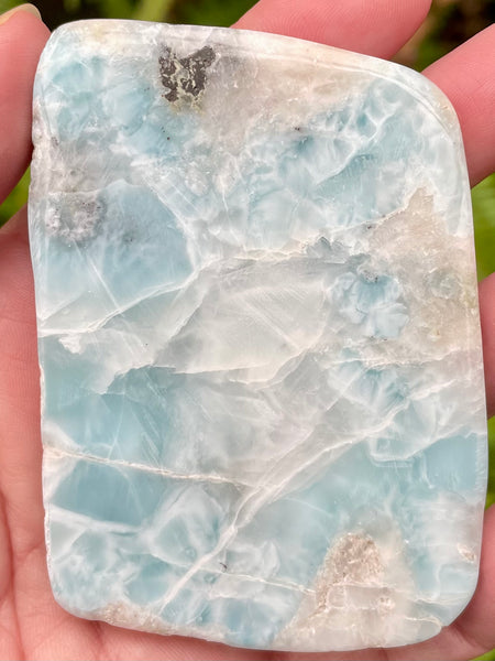 Larimar Palm Stone - Morganna’s Treasures 