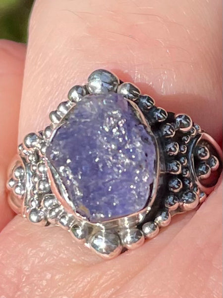 Rough Tanzanite Ring Size 7.5 - Morganna’s Treasures 