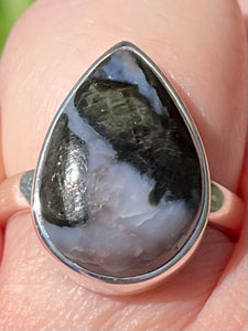 Indigo Gabbro Ring Size 7.5 - Morganna’s Treasures 