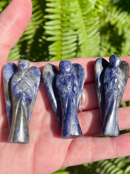 Sodalite Pocket Angel - Morganna’s Treasures 