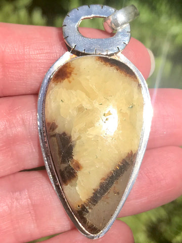 Septarian (Dragon's Stone) Pendant - Morganna’s Treasures 