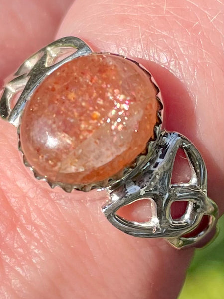 Celtic Sunstone Ring Size 9 - Morganna’s Treasures 