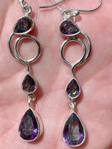 Mystic Topaz Earrings - Morganna’s Treasures 