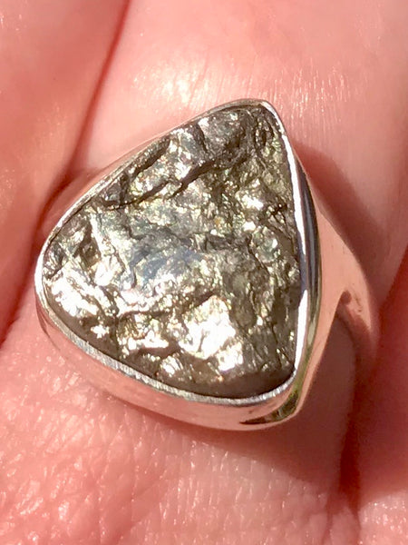Pyrite Druzy Ring Size 8 - Morganna’s Treasures 
