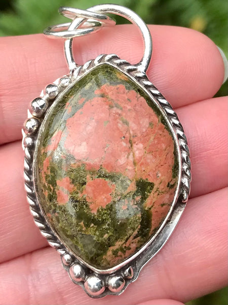 Unakite Pendant - Morganna’s Treasures 