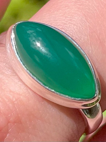 Green Onyx Ring Size 10 - Morganna’s Treasures 