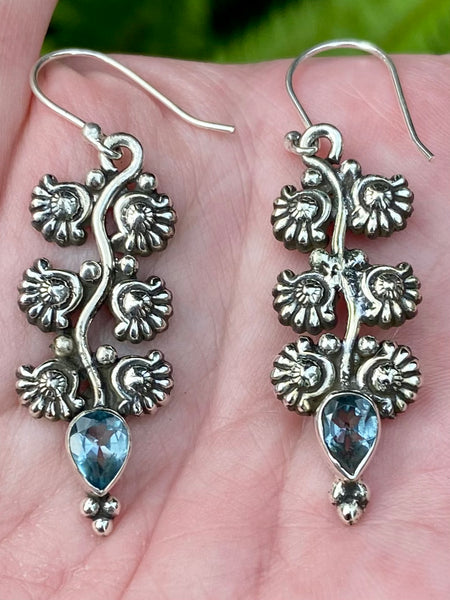 Blue Topaz Earrings - Morganna’s Treasures 