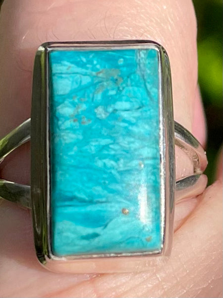 Rare Blue Peruvian Opal Ring Size 6 - Morganna’s Treasures 