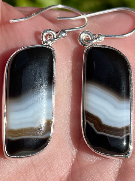 Botswana Agate Earrings - Morganna’s Treasures 