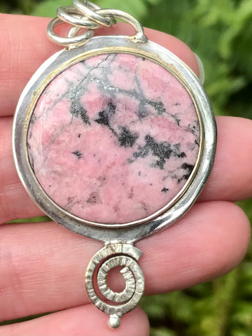 Rhodonite Pendant - Morganna’s Treasures 