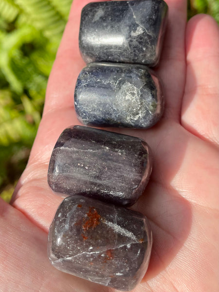 Iolite Tumbled Stones - Morganna’s Treasures 