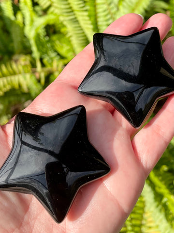 Black Obsidian Stars - Morganna’s Treasures 