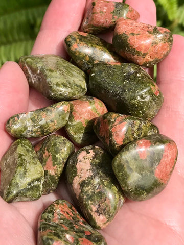 Unakite Tumbled Stones - Morganna’s Treasures 